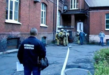 В Багратионовской районной больнице прошли ночные пожарно-тактические учения